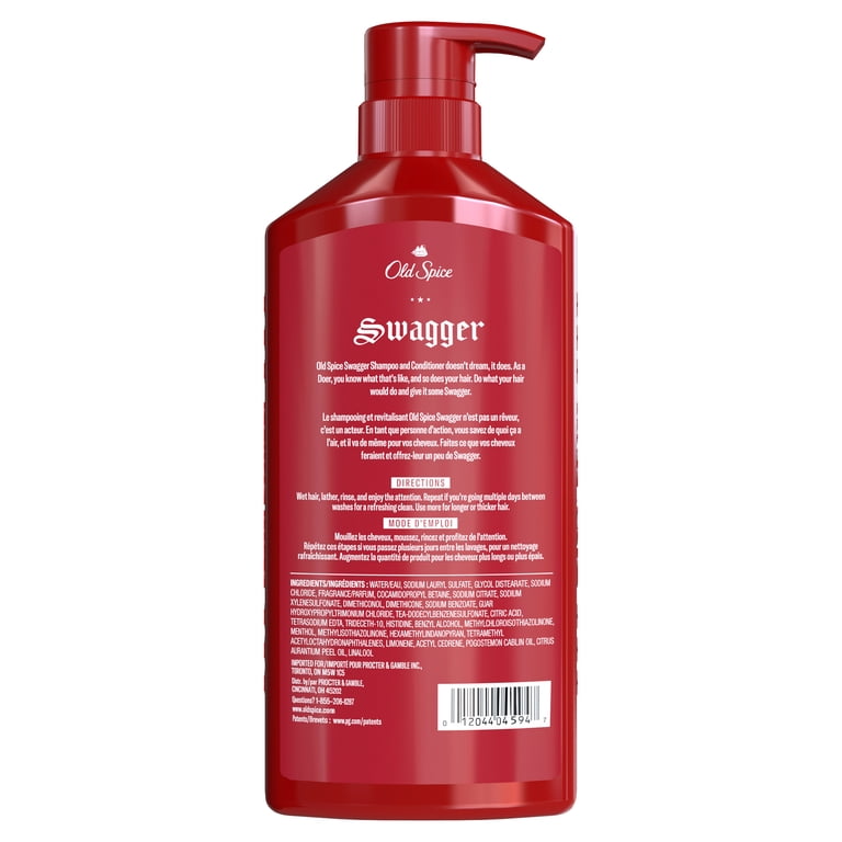 Old Spice Moisturizing 2in1 Mens Shampoo and Conditioner Swagger