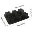 thumbnail image 3 of HEWANG 6 Cavity DIY Silicone Mousse Mold Round Chocolate Cake Molds Square Scented Candle Mould for Cake Cupcake Dessert Decorations, 3 of 8