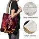 thumbnail image 3 of Scarlet Witch / Wanda Maximoff Bolso de tela con estampado de lienzo para mujer, bolsa de compras reutilizable y estética, con cremallera interior, regalo para mujer, 35 × 40 cm., 3 of 6