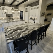 Stone Coat Countertops (1/2 Gallon) Epoxy Resin Kit for DIY Projects, Kitchens, Bathrooms, Counters, Tables, Wood Slabs, and More! Heat Resistant and Clear Epoxy Resin!