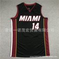thumbnail image 1 of Heat Embroidered Basketball Jersey Vest 3#Wade 22#Butler 13# 14# Copy Player Name Jersey, 1 of 2