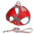 thumbnail image 1 of YOPTOP Dog and Cat  Harness with Leash - Cat Harness Escape Proof - Adjustable Reflective Step in Dog Harness for Small Dogs Medium Dogs - Soft Mesh Comfort,red,XS, 1 of 3