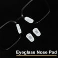 thumbnail image 5 of Eyeglass Nose Pads Silicone Anti-Slip Glasses Nose Grips Slip-on Glasses Nose Pads for Plastic Frames Glasses Sunglasses 10 White, 5 of 7