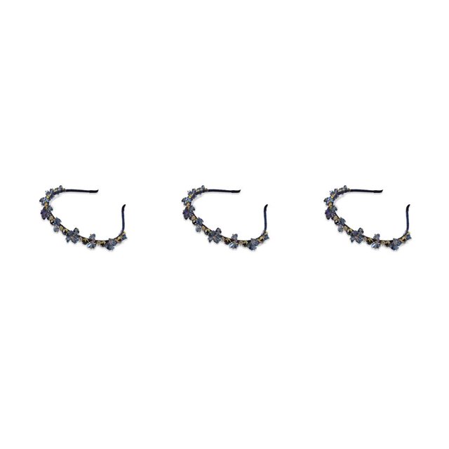 Sonducket Diadema de cristal estilo barroco accesorio de moda boda tocado de novia regalo de joyería elegante tocado femenino azul Type1 NO1 Sonducket CBP270811