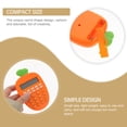 thumbnail image 3 of FONDOTIN 2Pcs Orange Plastic Calculator Carrot Design Portable Financial Calculator for Desktop Use, 3 of 7