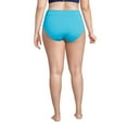 thumbnail image 2 of Lands' End Women's Plus Size Chlorine Resistant High Leg High Waisted Bikini Swim Bottoms, 2 of 4