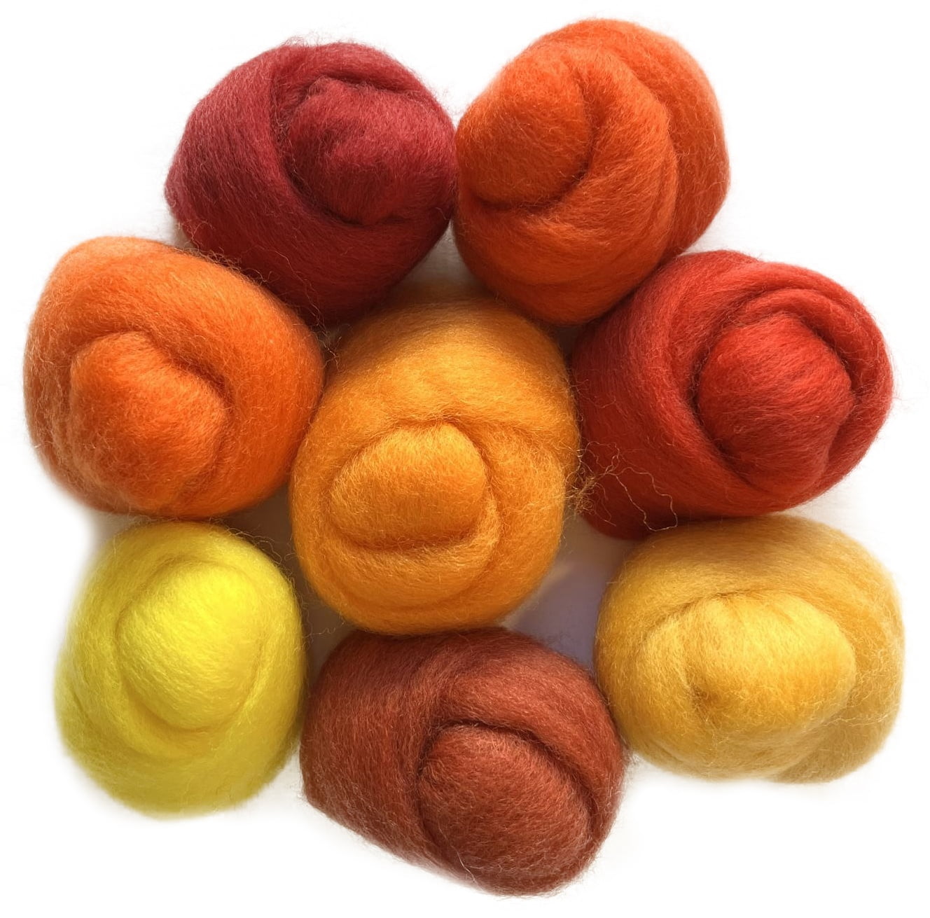 Needle Felting | Wool Roving | Flowing Wool - Alder & Alouette Bing Cherry
