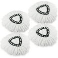 thumbnail image 6 of 4 Packs Replacement Spin Mop Refill  Only Fit For O-Cedar RinseClean Mop Head Replacement Mop Head Microfiber Mop Replace Heads Spin Mop Refill, 6 of 7