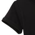 thumbnail image 3 of Arshiner Girls Short Sleeve Summer Shirts Crop Top Crew Neck Fashion Casual Tee Black 11-12 Years 150 Black, 3 of 7