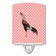 thumbnail image 1 of Carolines Treasures BB7838CNL Kulang Chicken Pink Check Ceramic Night Light, 1 of 1
