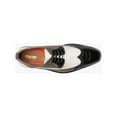thumbnail image 5 of Stacy Adams Gallinari Wingtip Lace Up Leather Shoes Black Gray 25660-910, 5 of 8