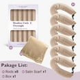 thumbnail image 6 of Overnight Hair Curlers Heatless Curls - 6 Pcs No Heat Blowout Curling Rods to Sleep In with Satin Hair Scarf, 6 of 11