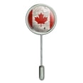 thumbnail image 1 of Rustic Distressed Canada Flag on Wood Stick Pin Stickpin Hat Brooch, 1 of 5