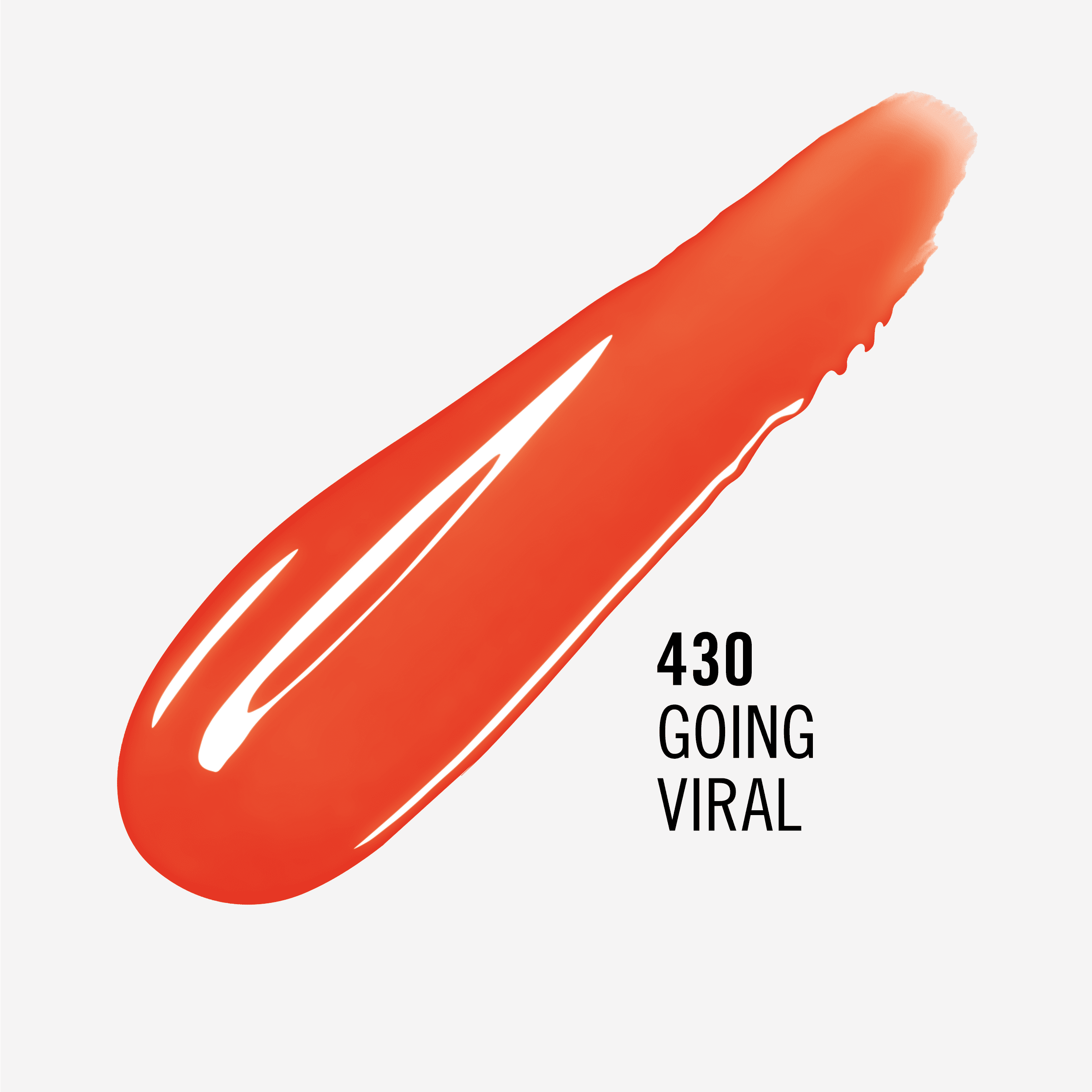 (2 pack) Rimmel Stay Glossy Lip Gloss, Going Viral 430, 0.18 fl oz