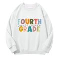 thumbnail image 3 of Mercatoo 𝐁ack to School Hoodie Girls 2025 First Day of School Fourth Grade Sweatshirts Oversized Tops Kids Cute Preppy Clothes, 3 of 6