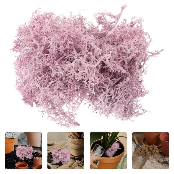 Tineasur Easy-to-Use Colored Plastic Moss for Landscaping and Ornaments