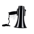 thumbnail image 4 of Mango plegable negro de altavoz de Bullhorn Megaphone 30W 500m Distancia Amplificador Handheld para entrenadores Béisbol Cheerleading Fans, 4 of 8