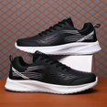 thumbnail image 5 of Men's Lace‑Up Athletic Running Sneakers, Synthetic Upper Casual Sports Shoes with Contoured Midsole for Daily Outdoor Activities, 5 of 8