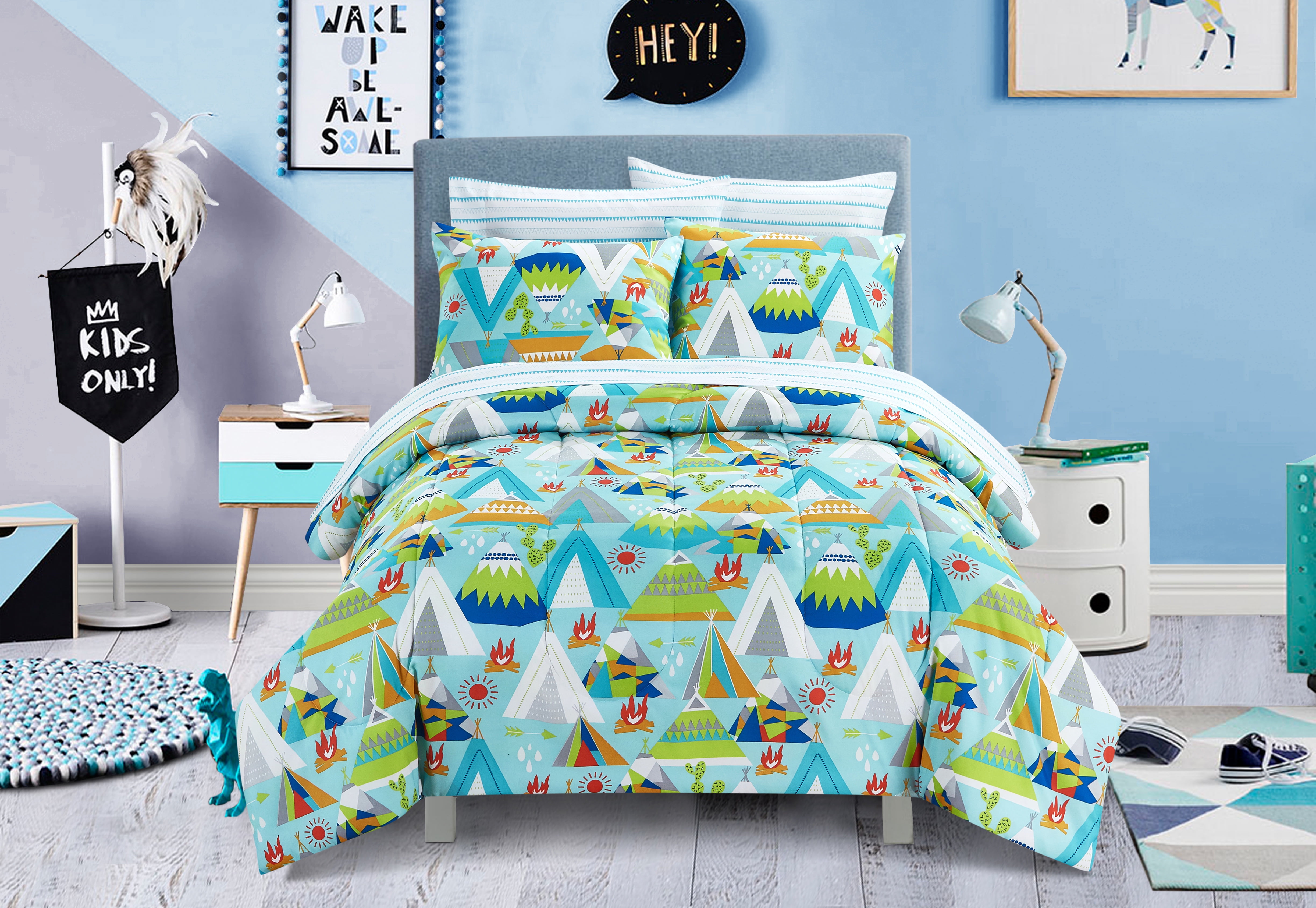 kids full size bed in a bag