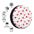 thumbnail image 4 of Honeii Red Lips 1 Print Tire Covers, Waterproof Anti-UV Sun Snow Rain Tire Covers for Trailers, RV, Camper, SUV, Truck-14 inch, 4 of 6