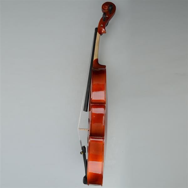Alvantor 16" Acoustic Viola Set Natural Finish with Case Bow & Rosin Basswood Body Maple Top