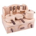 thumbnail image 4 of Mini Kitchen Stove Object Miniature Tableware Simulation Wooden Toy Children‘s Cook Learning Girls Boys Role Play Game Kids Gift, 4 of 6