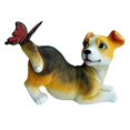 thumbnail image 2 of Estatua moderna de mariposa para perro, escultura de Animal Artware, perro de resina que juega con mariposa para decoración de , perfecl Cachorro estatua, 2 of 7