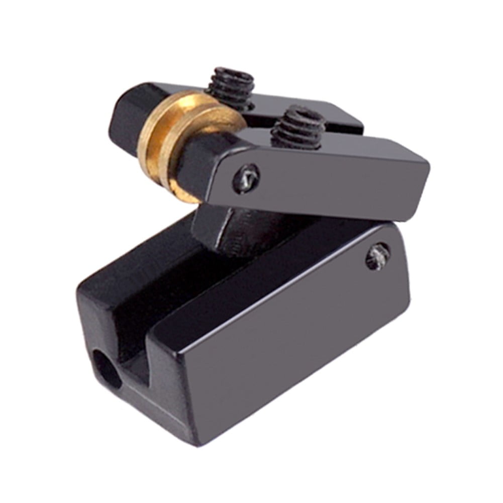 Headless For Electric Guitar Bridge with Roller Saddle in Sleek Black Finish