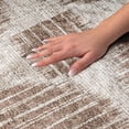 thumbnail image 3 of Addison Rugs Dream Shag Premium Machine Washable Transitional Geo, Circles Brown Rectangle Rug, 9' x 12', 3 of 8