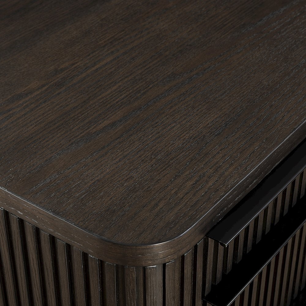Martin Furniture Tulane Pedestal L-Desk, Pedestal L-Desk with Open Return