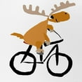 thumbnail image 2 of CafePress - Moose Riding Bicycle - Adjustable Unisex Printed Trucker Hat with Mesh Back, 2 of 8
