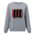 thumbnail image 3 of Gibobby Sudadera de mujer Sudadera de Forro Polar con Cuello Redondo Sudadera para Mujer(Gris,M), 3 of 4