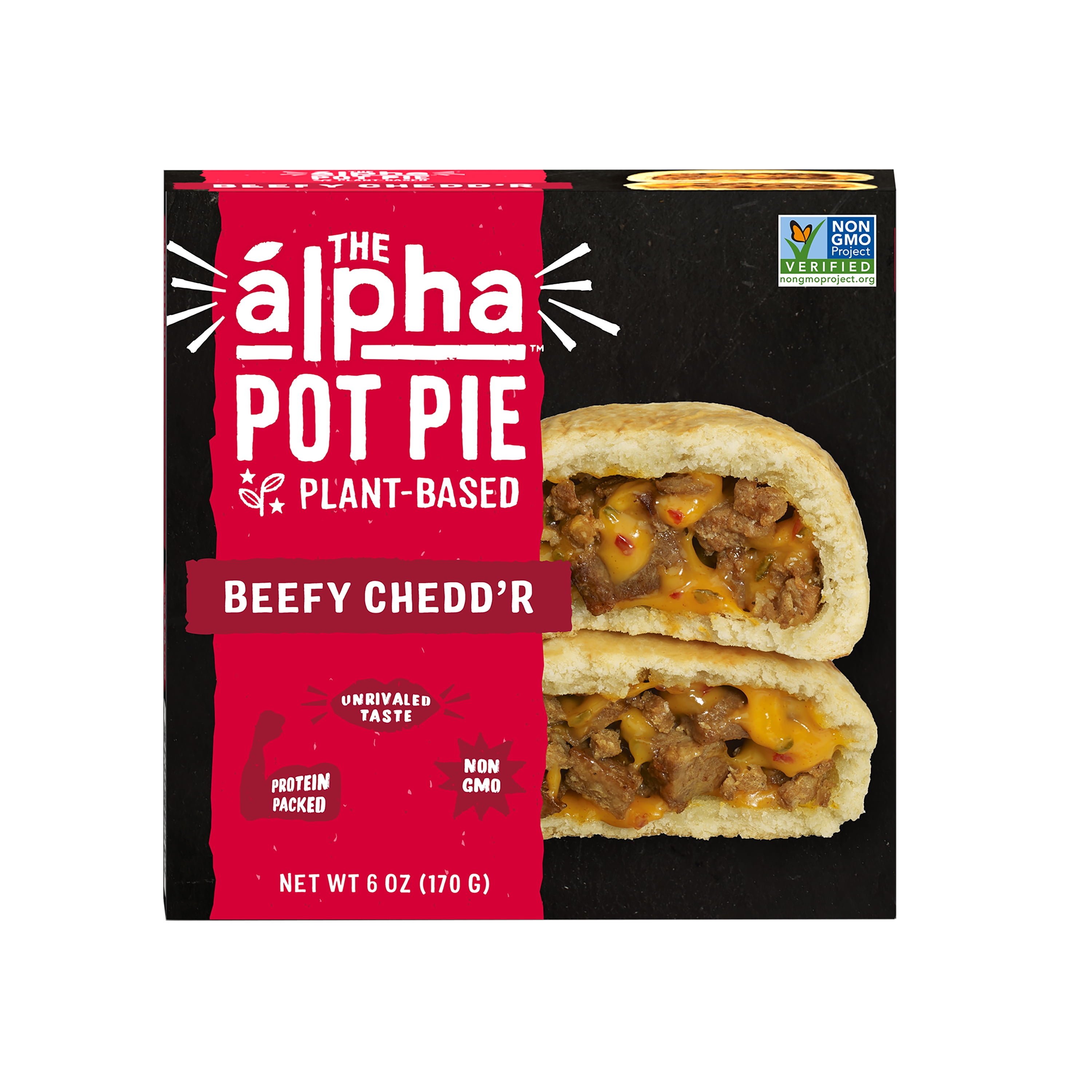 Alpha PlantBased Beefy Chedd�r Pot Pie, 6 oz Walmart