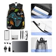 thumbnail image 6 of Lsque Play Game3 Classic Casual Backpack - Large Capacity Water-Resistant Backpack for School, Work, Travel, and Outdoor Activities, 6 of 8