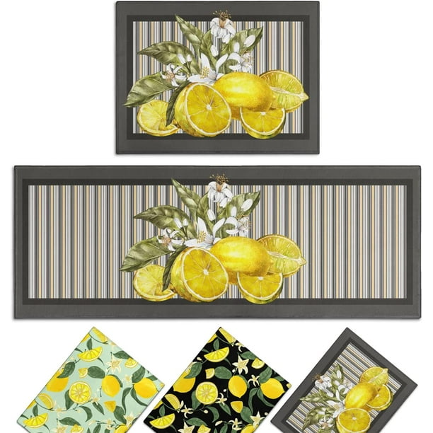 Lemon Kitchen Rug Lemon Kitchen Mat Lemon Rug Lemon Rugs for Kitchen