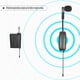 thumbnail image 4 of Micrófono Baomic BM-12 / V2 UHF Profesional Instrumento Inalámbrico Sistema de Micrófono Receptor y Transmisor 630-690MHz 16 Canales para Sax Saxophone Cuerno Francés Trompeta Trumbone Baomic Micrófono, 4 of 6