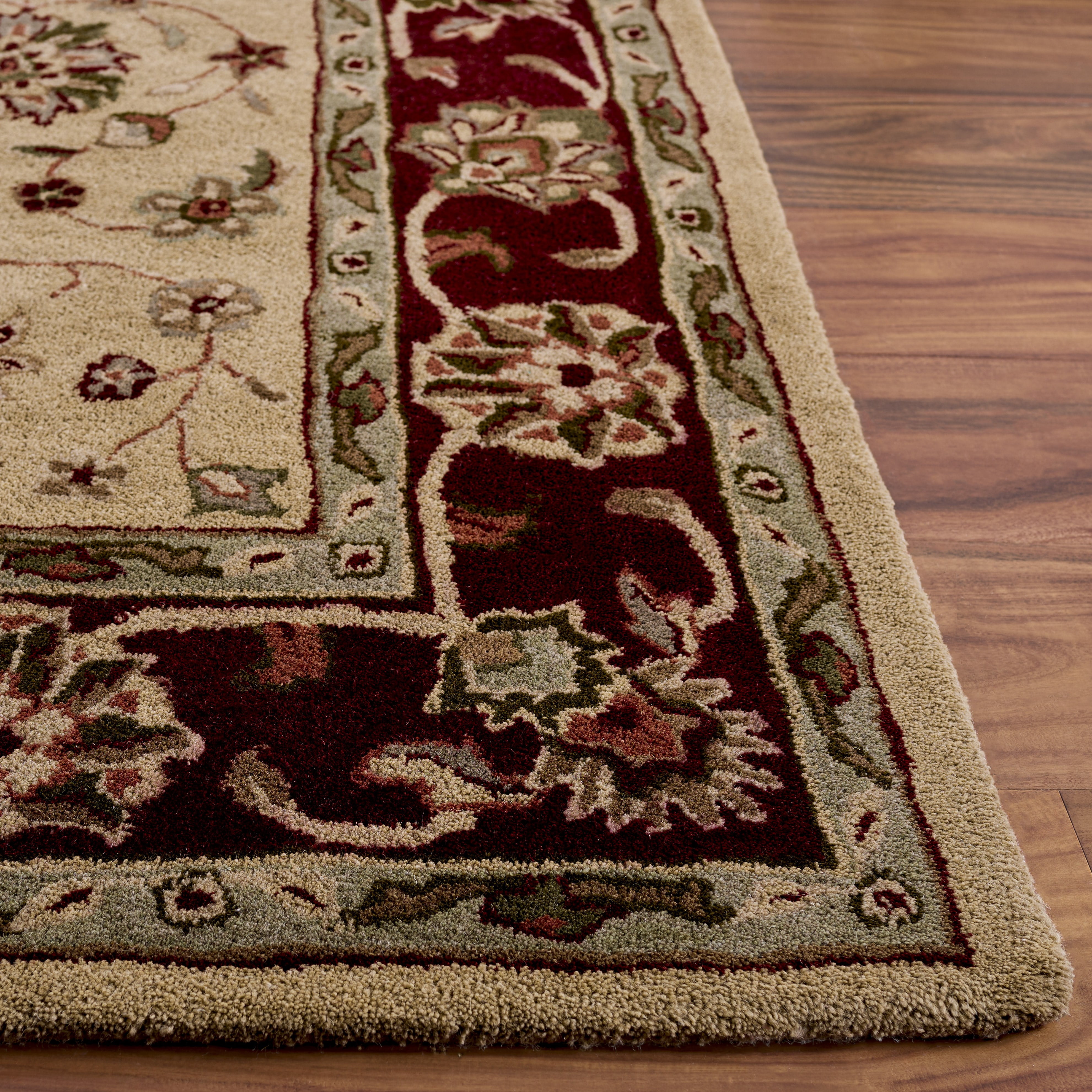 Safavieh Heritage Bernica Oriental Wool Runner Rug, Ivory/Red, 2'3" x 6'