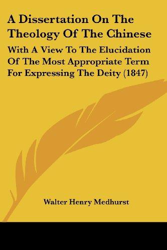 Dissertation on theology