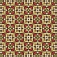 thumbnail image 1 of Ahgly Company Indoor Square Patterned Chrome Gold Yellow Area Rugs, 7' Square, 1 of 6