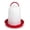 White/Red, variant on Gaun Economy Plastic Poultry Waterer | 3 Liter | Lime Green