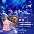 thumbnail image 3 of LED Galaxy Projector Starry Night Light, 21 Films Musical Lamp with Bluetooth Remote, Home Decor, Kids Birthday Gifts, 3 of 13