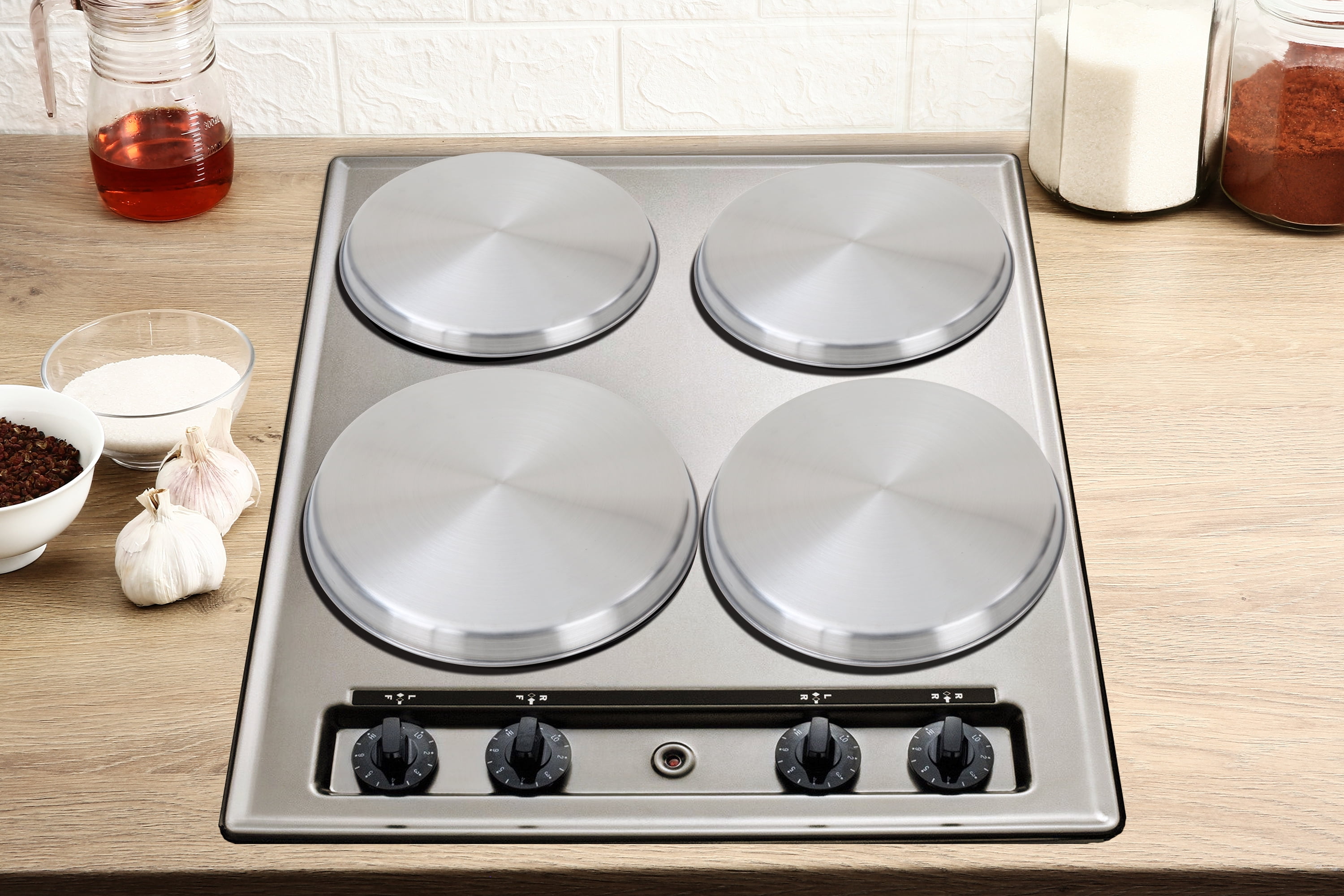 Stove Top Cover Stainless Steel Kitchen Gas Stove Top Burner Cover Guard  Protect