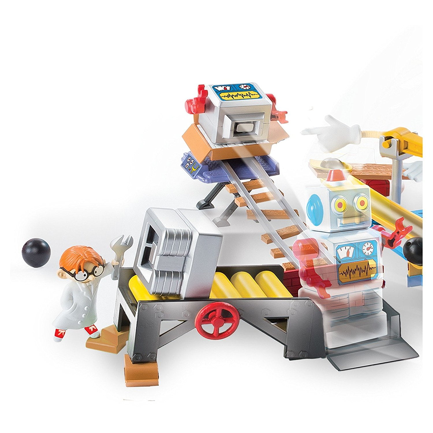 Interactive S.T.E.M Learning Kit Rube Goldberg The Robot Factory Challenge 