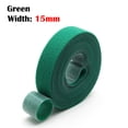 thumbnail image 1 of 5m/roll Cable Ties Reusable Loop Bundle Self Adhesive Fastener DIY Accessories Nylon Strap Organizer Clip Wire Holder Management Green Width 15mm 10 rolls, 1 of 6