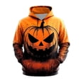 thumbnail image 4 of LIIPEE Halloween Graphic Hoodies For Men Long Sleeve Hooded Sweatshirts Male Autumn Winter Comfortable Versatile Pullover With Pockets,M, 4 of 4