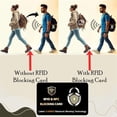 thumbnail image 3 of RFID Blocking Cards Protect Your Entire Wallet, Purse, and Cards from NFC Contactless  Wallet for Men & Women-PL Black (10 Pcs Black), 3 of 6