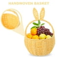 thumbnail image 3 of SWETRACE Cesta Tejida Con Asas De Orejas De Ideal Para Almacenar O Picnic, 3 of 6