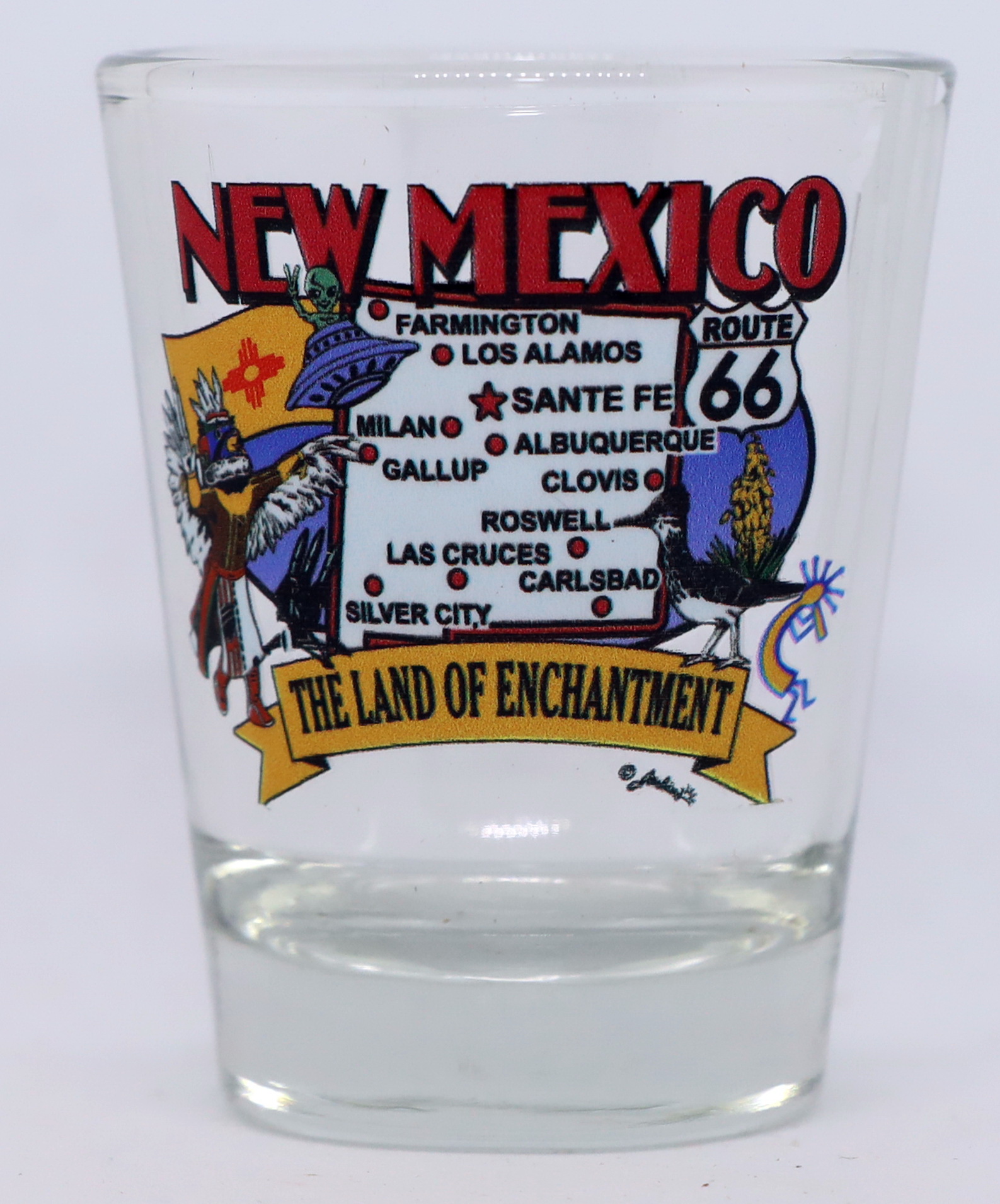 New Mexico State Elements Map Shot Glass - Walmart.com