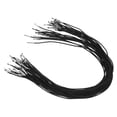 Moluckfu Black Elastic Cords for Hats and Crafts with Metal Clips 30Pcs ...