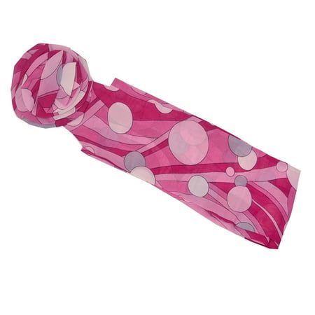 Boutique Rosette - Girls Fuchsia Pink Polka Dot Pattern Rosette Accent Sash Belt 3.5 x 50 Length